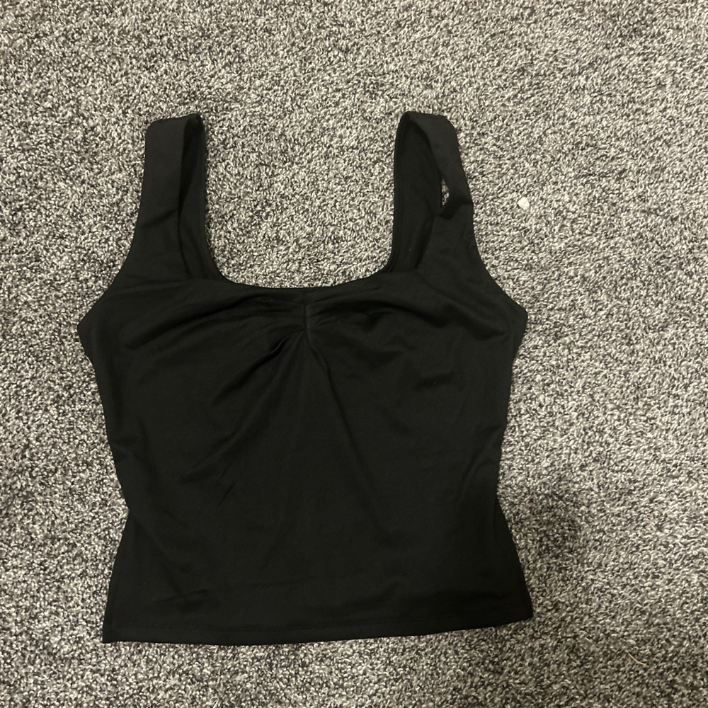 Black tank top